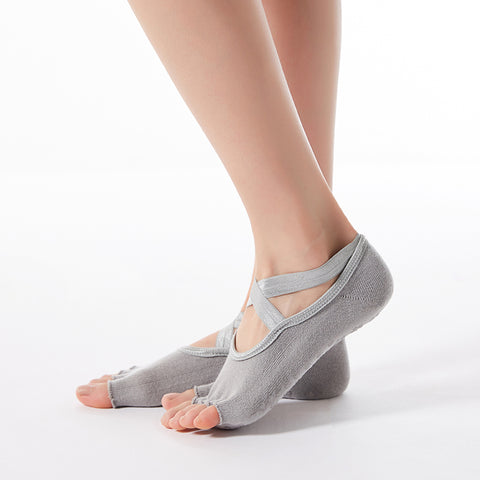 Custom Pilates Socks- Low Rise - Half Toe (Ballet Style)