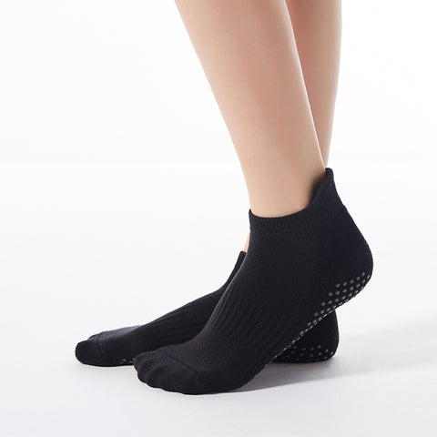 Custom Pilates Socks- Low Rise- Pull Feature